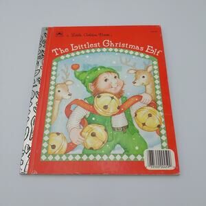 a Little Golden Book - The Littlest Christmas Elf 1987‎